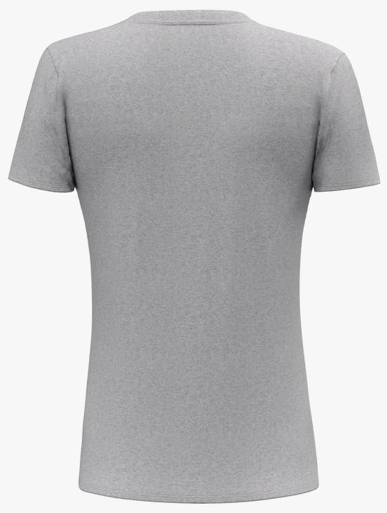 Polera Mujer Solid Logo Dry - Color: Heather Grey