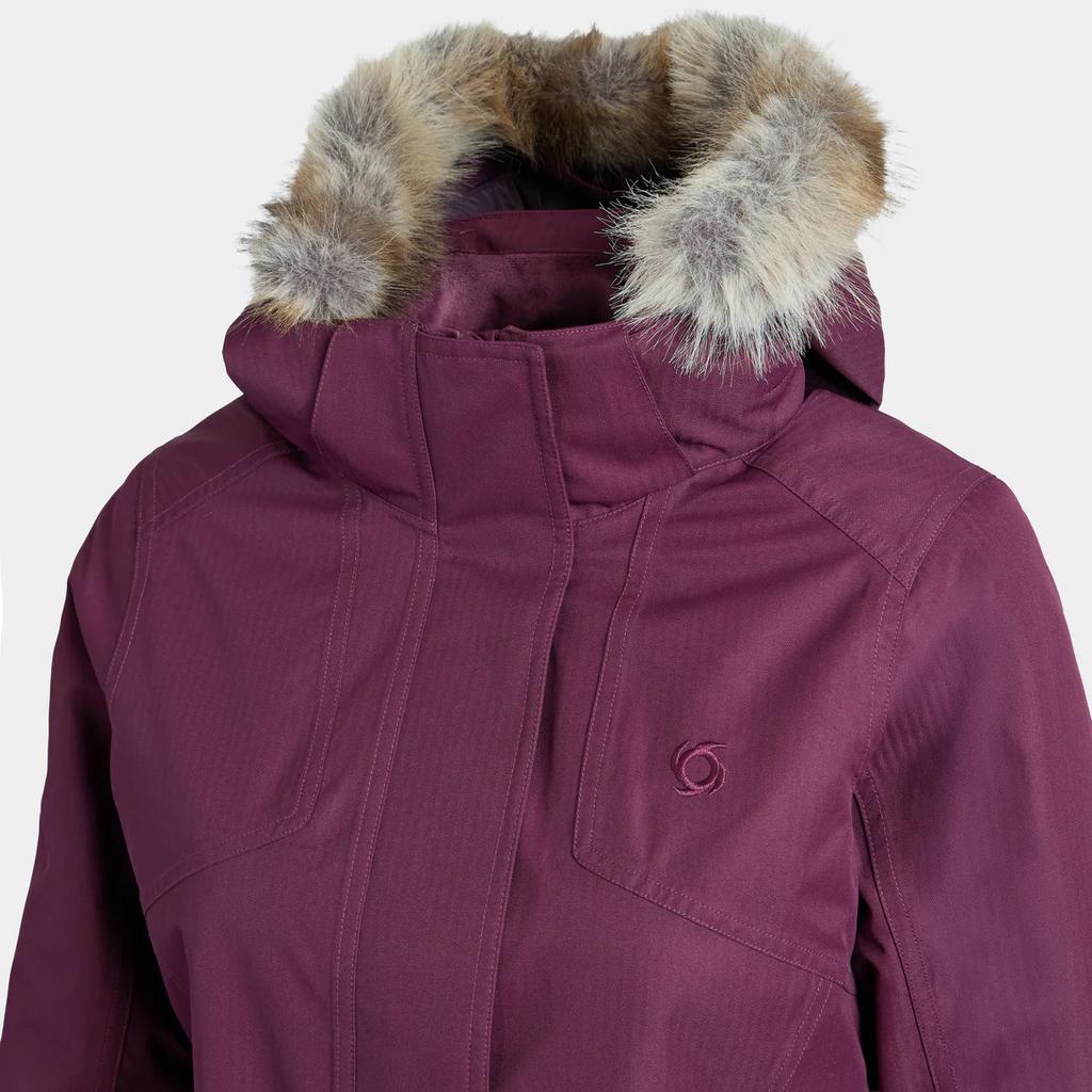 Miniatura Abrigo Aranova Mujer - Color: Vino