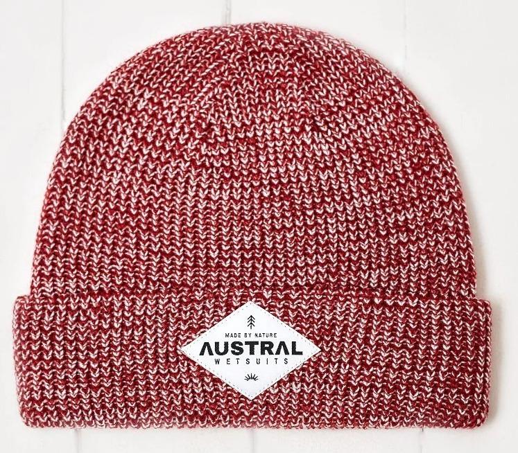 Gorro Beanie Austral  - Color: Rojo