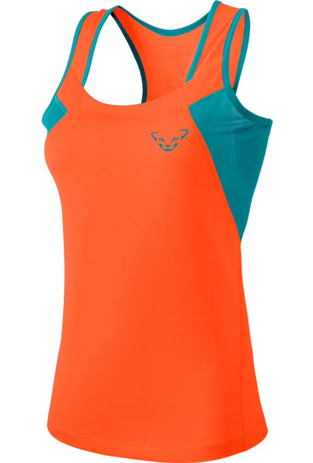 Polera Mujer Running Sin Mangas Vert 2 - Color: Naranjo