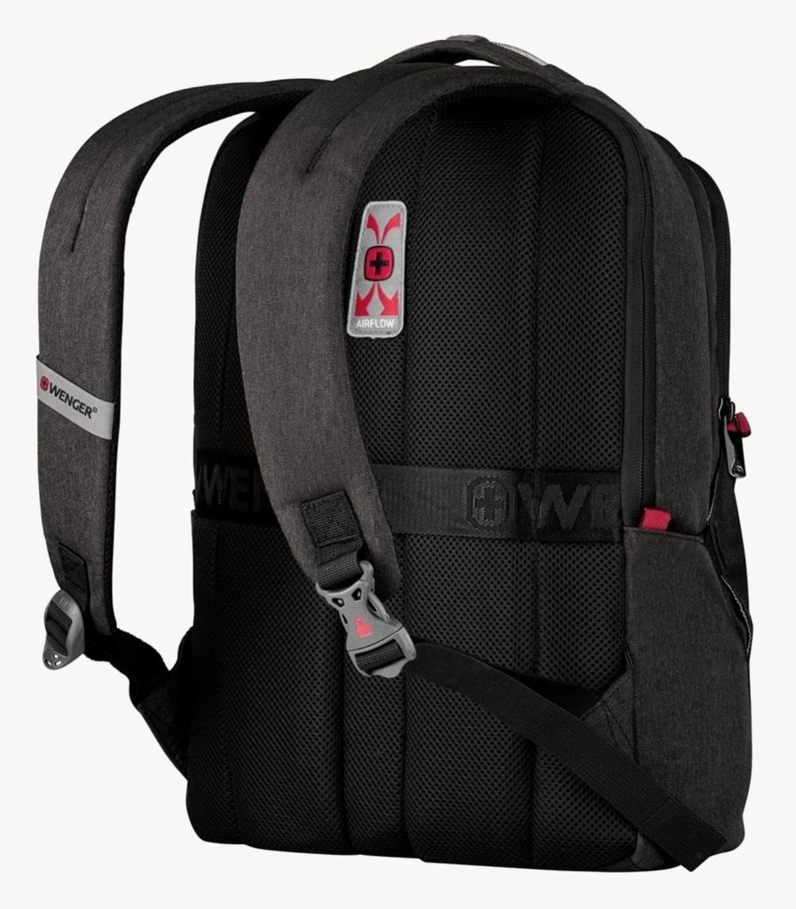 Miniatura Mochila para portátil de 16 pulgadas con compartimento para tableta. - Color: Negro