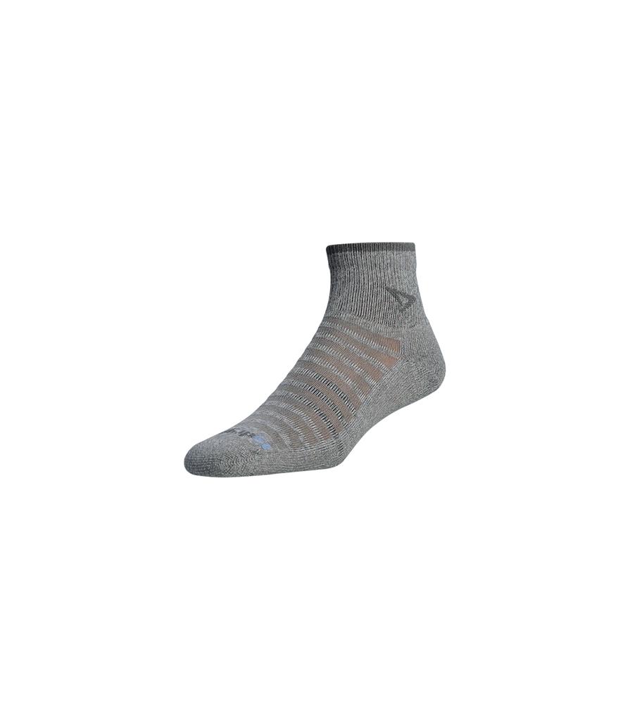 Calcetín Running Lite Mesh 1/4 Crew - Talla: M, Color: Gris
