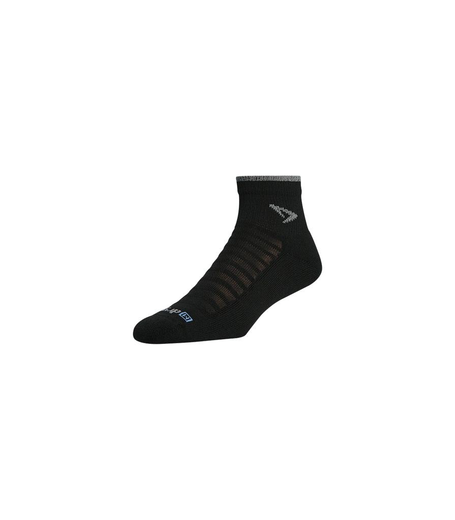 Calcetín Running Lite Mesh 1/4 Crew - Talla: S, Color: Negro