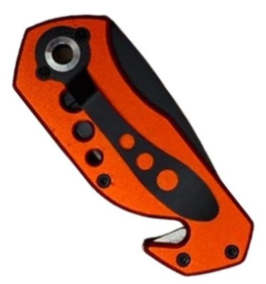 Miniatura Cuchillo Mini EMT Rescue - Color: Negro Naranja