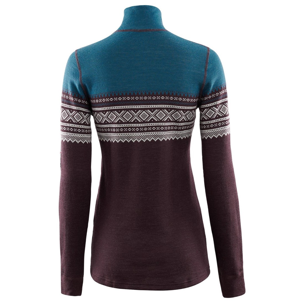 Miniatura Primera Capa Mujer Designwool Marius Mockneck - Talla: S, Color: Burdeo