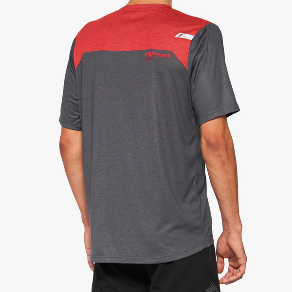 Jersey Airmatic Manga Corta Ciclismo - Color: Blanco Gris Rojo