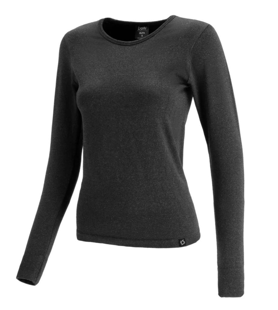 Miniatura Camiseta Primera Capa Alfa Mujer  - Color: Gris Oscuro