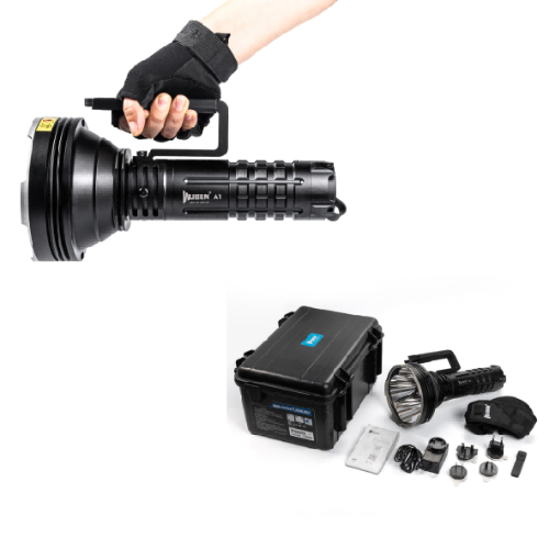 Linterna Led Profesional De Largo Alcance 20000 Lúmenes