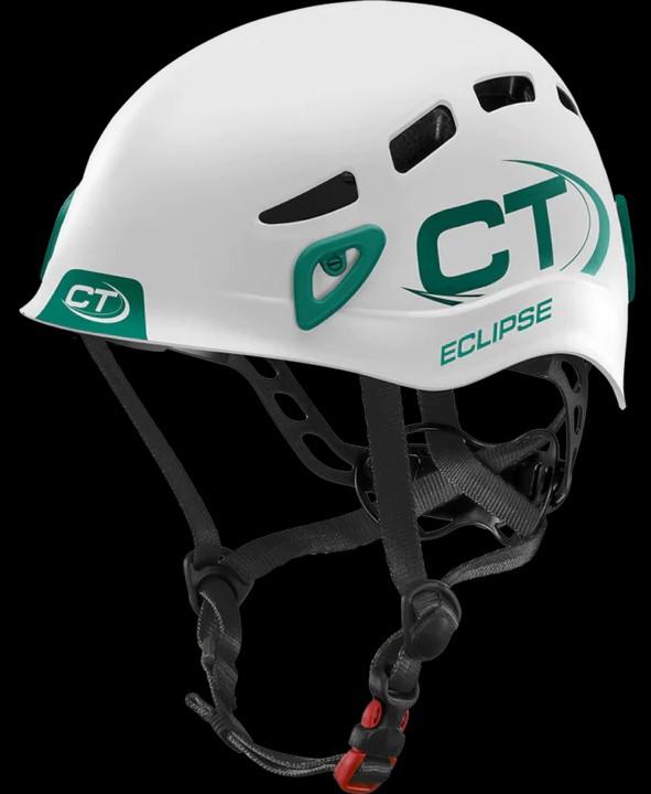 Casco Eclipse - Color: BLANCO-VERDE OSCURO