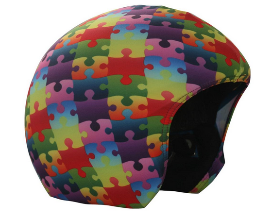 Estampado para casco cool puzzle