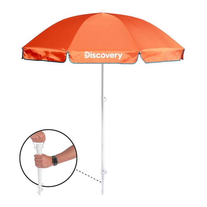 QUITASOL DE PLAYA 2,0 MTS NARANJO DISCOVERY  - Color: Naranja