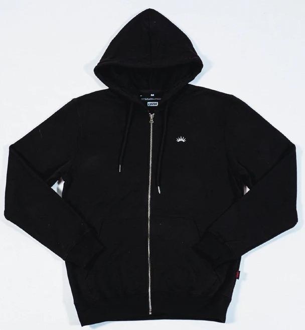 Chaqueta Hood Basic Zip - Color: Black White