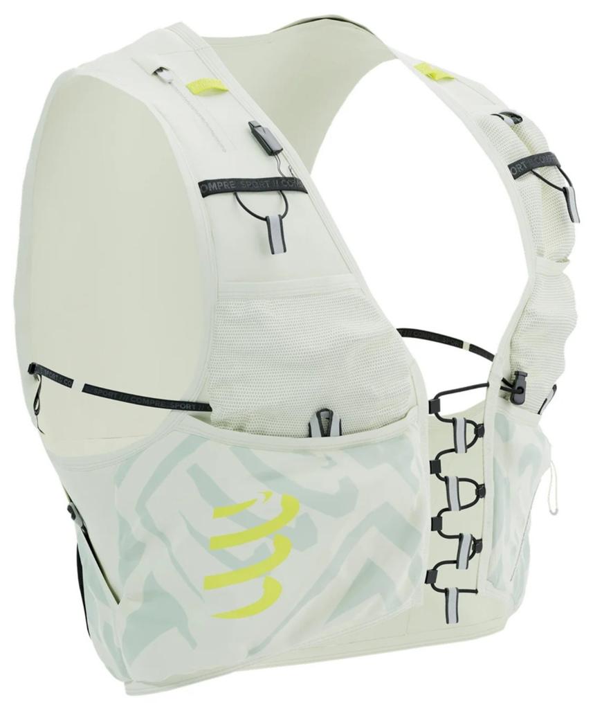 Chaleco UltRun S Pack Evo 10 Sugar  - Color: Blanco-Negro-Amarillo