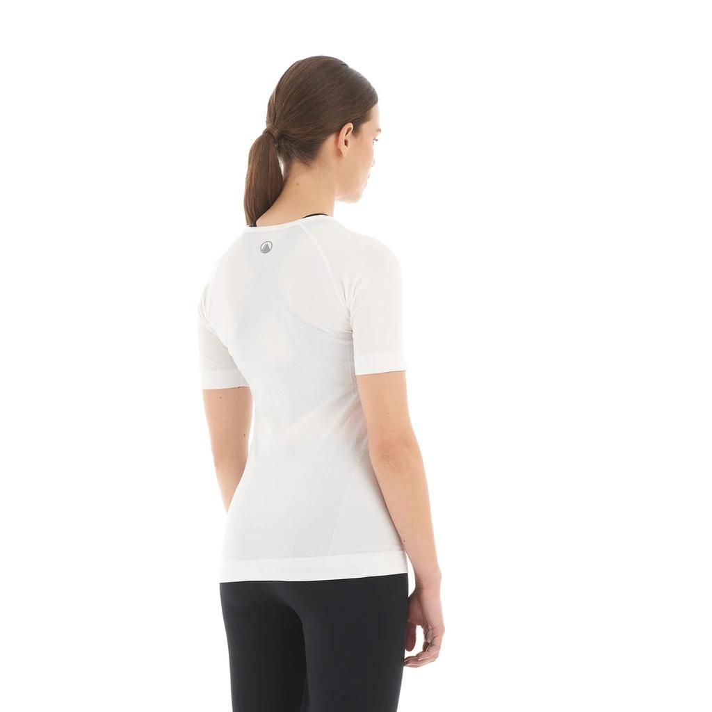 Miniatura Primera Capa Mujer Skintec 1000 Seamless Short Sleeve - Color: Blanco