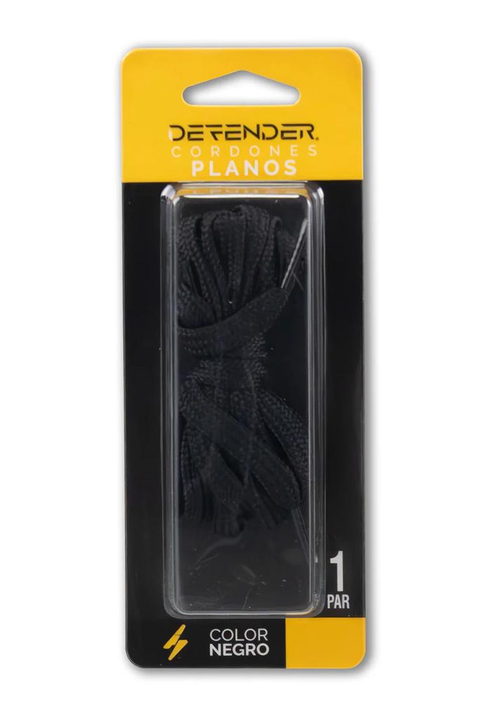 Cordones Plano Large - Color: Negro
