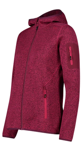 Miniatura Polar Mujer Fix Hood - Color: Fucsia Amaranto