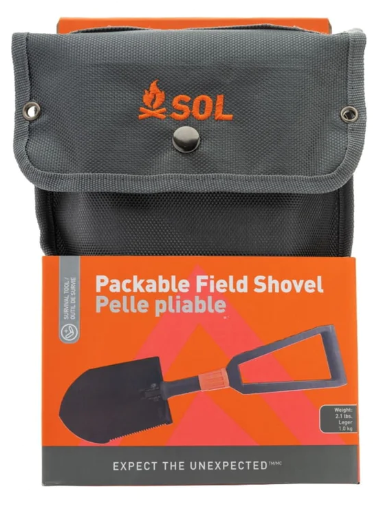 Pala Packable Field Shovel - Color: Negro