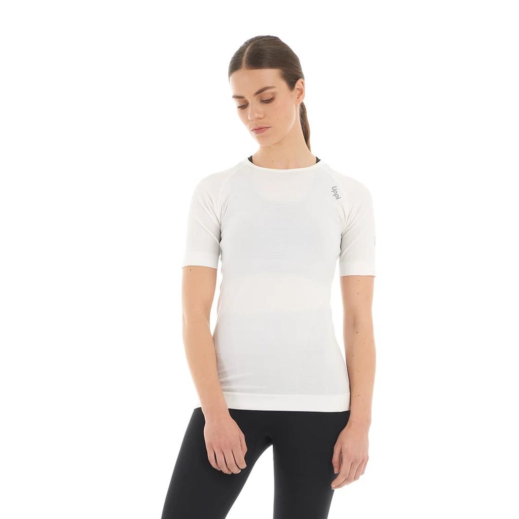 Primera Capa Mujer Skintec 1000 Seamless Short Sleeve - Color: Blanco