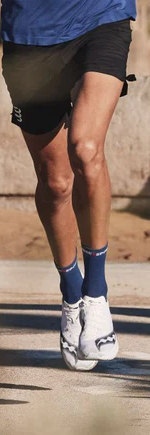 Calcetines  Pro Racing Socks v4.0 Run High - Color: Sodalite/Fluo Blue