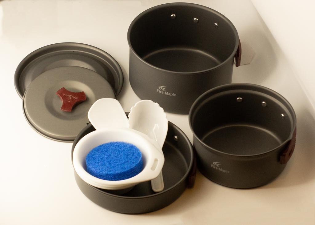 Set de Ollas 3 Personas FMC202 - Color: Gris, Formato: Set