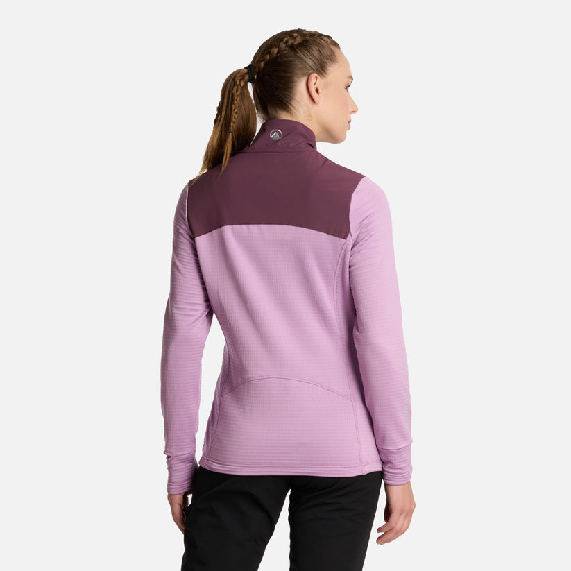 Miniatura Polerón Mujer Karova Nano-f 14 Zip - Color: Rosa Oscuro