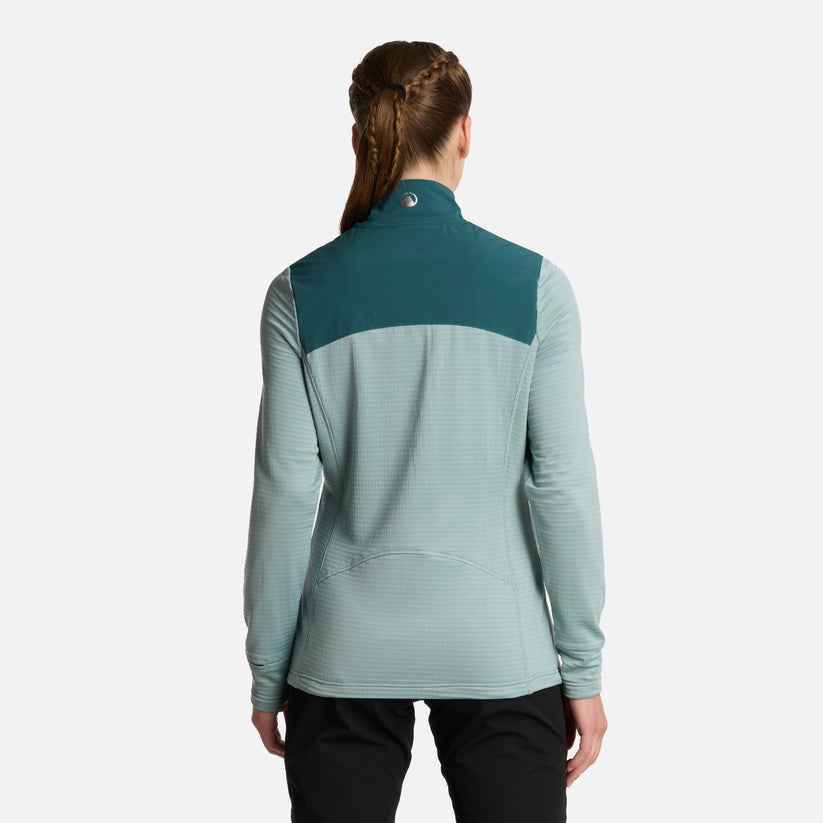 Miniatura Polerón Mujer Karova Nano-f 14 Zip - Color: Jade