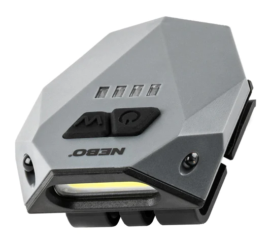 Linterna de Gorra Led Einstein Cap Light 50 Lumenes Recargable - Color: Gris