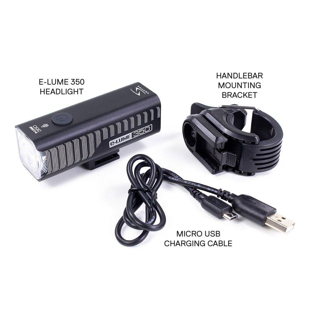 Miniatura Luz Delantera E-Lume 350 Lumens Usb -
