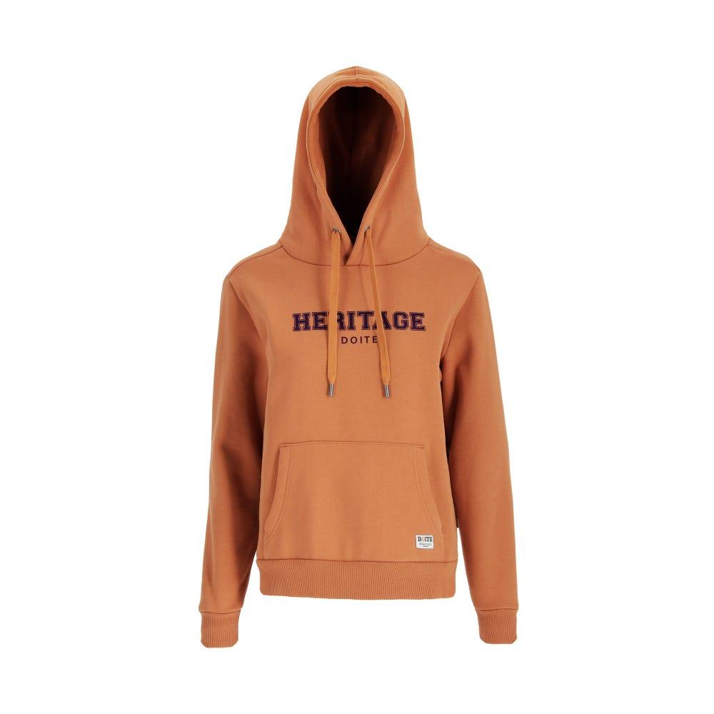 Miniatura Poleron Soren Mujer Negro - Color: Naranjo