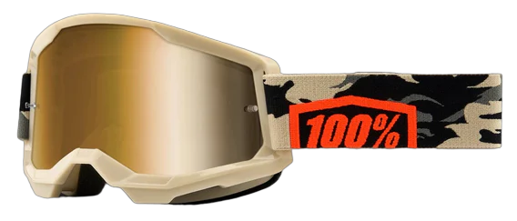 Antiparra De Ciclismo Strata 2 Goggle Kombat  - Color: Dorado