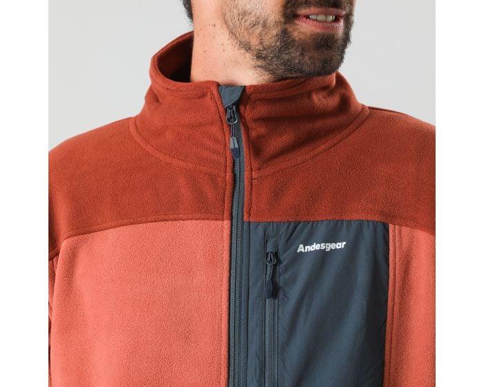Miniatura Polar Hombre Andesgear Maihue - Color: Burdeo
