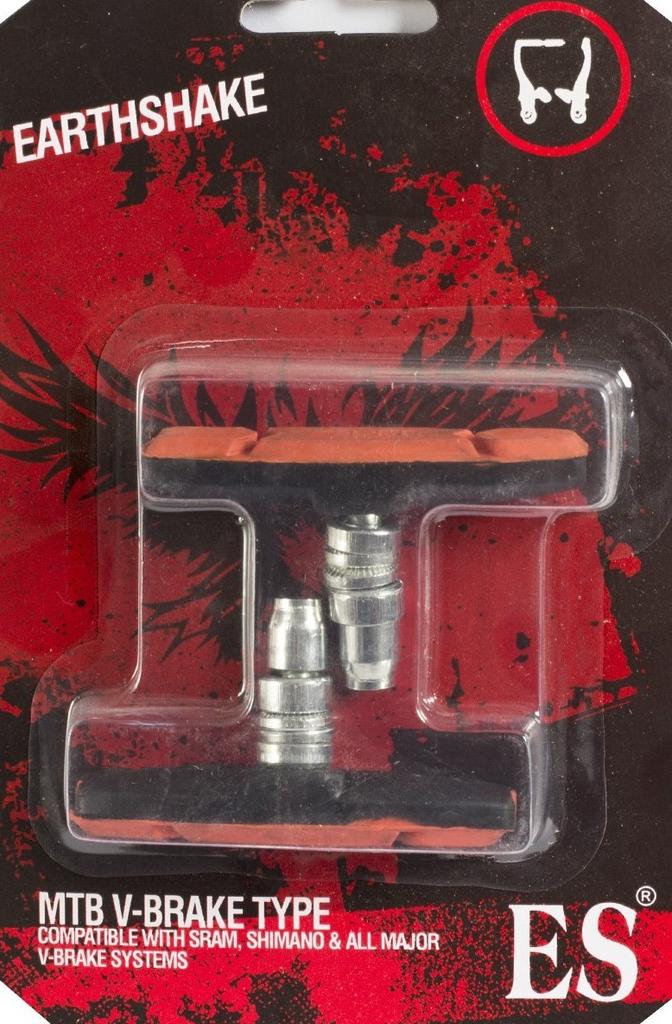Patin (par) v-brake bicolor compatible/ generico alternativo 2022 econom. -