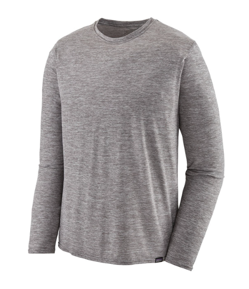 Polera Hombre Manga Larga Capilene Cool Daily  - Color: Gris