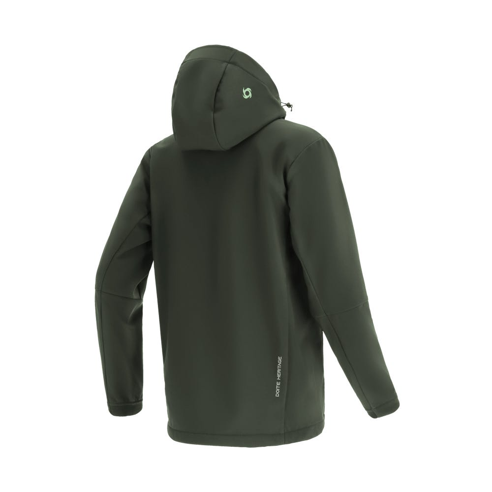 Miniatura Chaqueta Cortaviento Trent Hombre Verde Oscuro - Color: Verde Oscuro