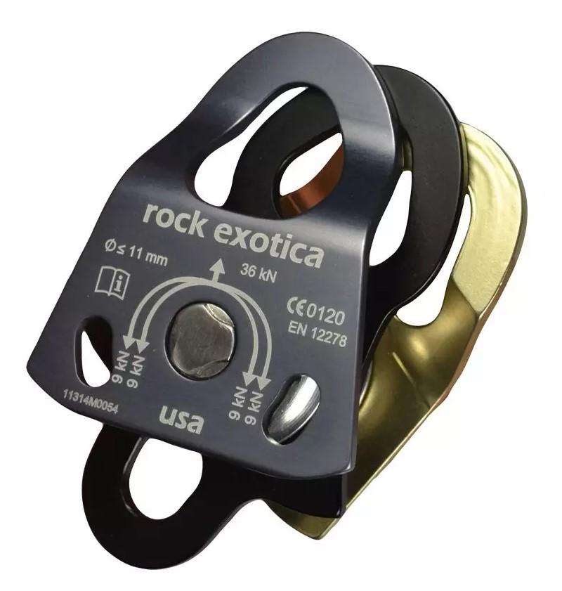 Polea Doble Mini Machined (P21d) - Color: Negro