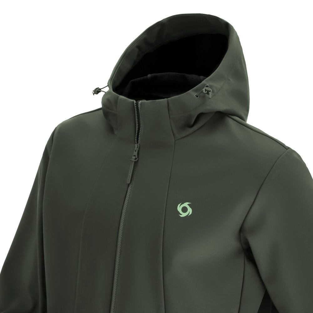 Miniatura Chaqueta Cortaviento Trent Hombre Verde Oscuro - Color: Verde Oscuro