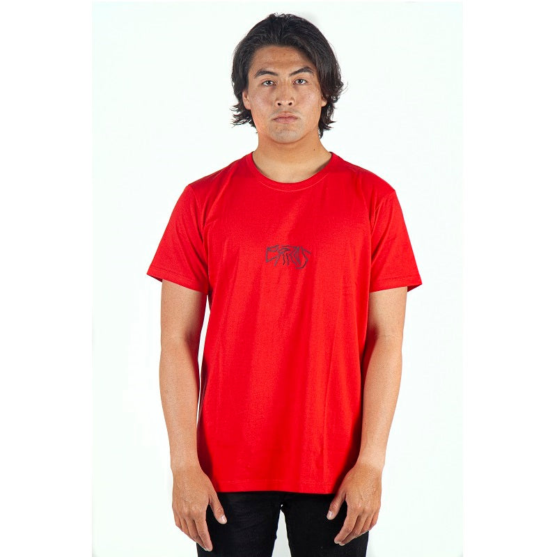 Erizos Tee Trail 2021 - Talla: S, Color: Red Black