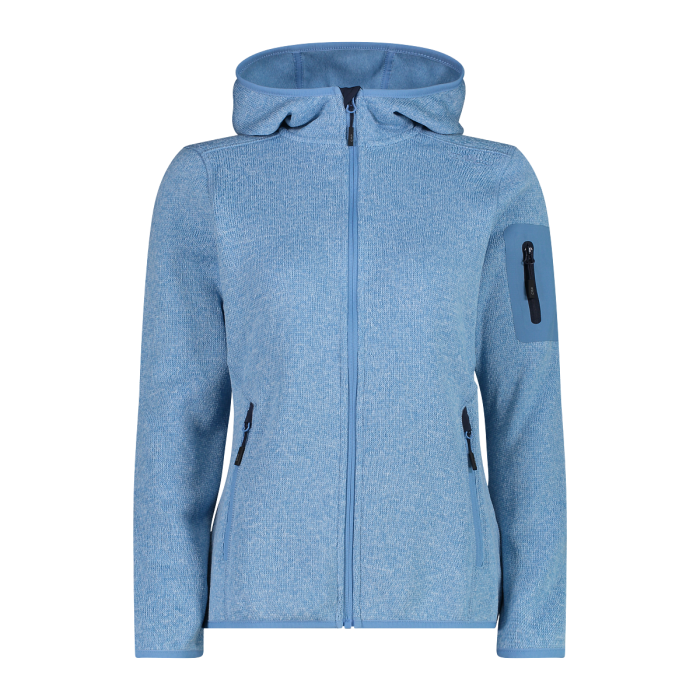 Polar Mujer Mélange Knit-Tech hooded Heavy