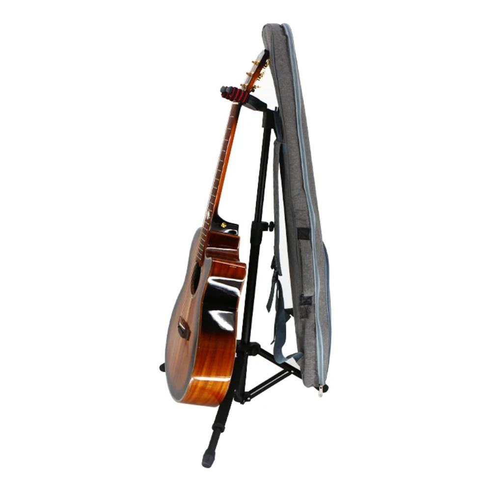 Atril Con Seguro Para Guitarra Y Bajo JA-A35 - Color: Negro