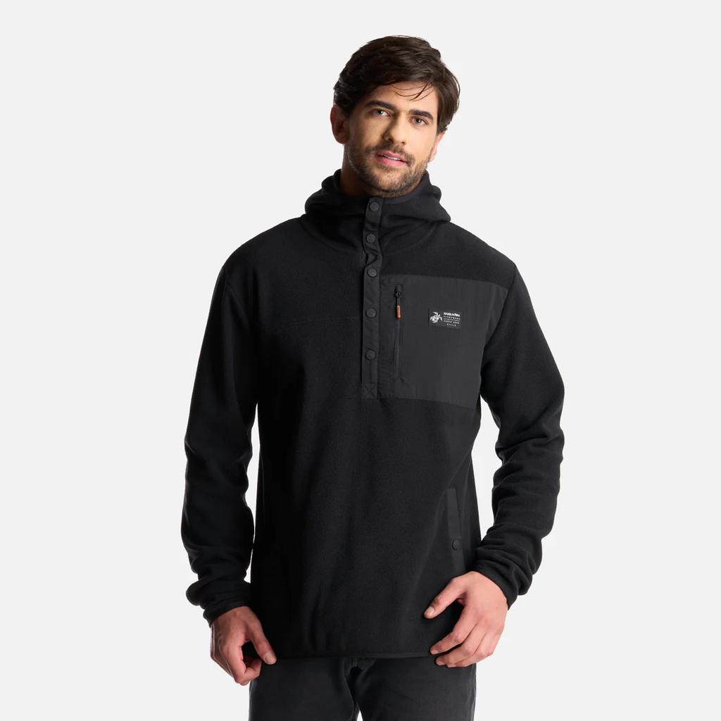 Poleron Hombre Tokerau Hoodie - Color: Negro