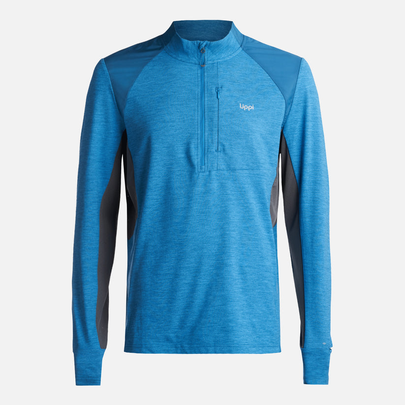 Poleron Hombre Egger 1/4 Zip Melange -