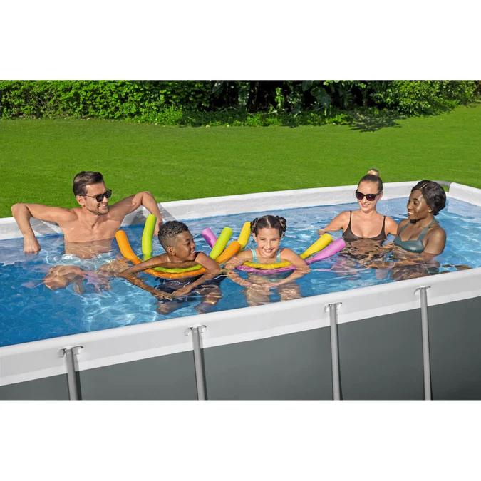 Miniatura Piscina Rectangular Filtro+Accesorio 4.04X2.01X1.00M -