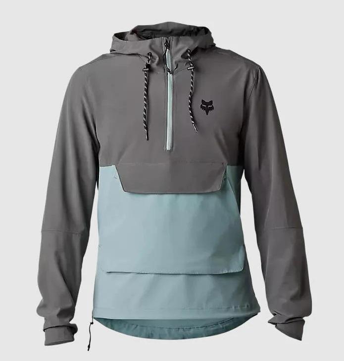 Chaqueta Cortavientos Bicicleta Ranger - Color: Gris-Celeste