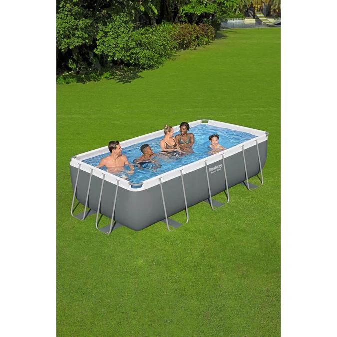 Miniatura Piscina Rectangular Filtro+Accesorio 4.04X2.01X1.00M -