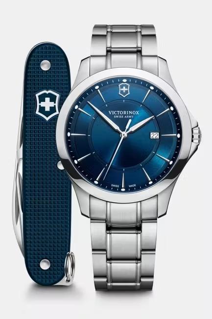Juego de reloj Alliance con navaja suiza