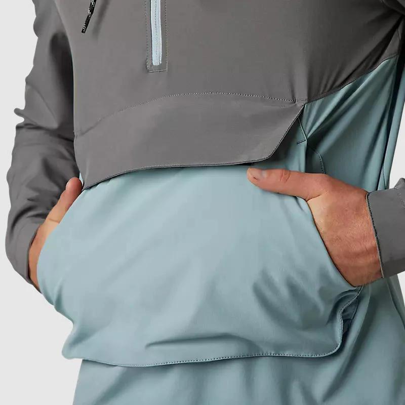 Miniatura Chaqueta Cortavientos Bicicleta Ranger - Color: Gris-Celeste