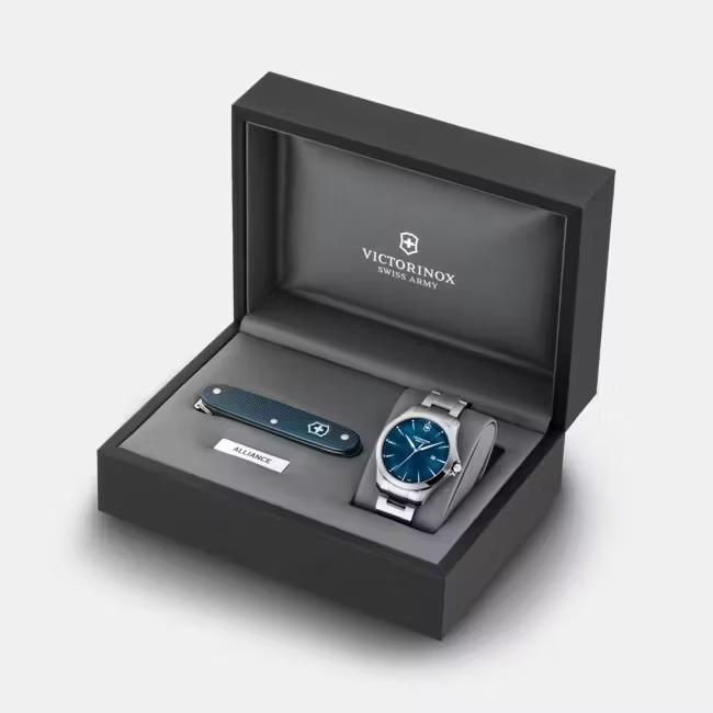 Miniatura Juego de reloj Alliance con navaja suiza -