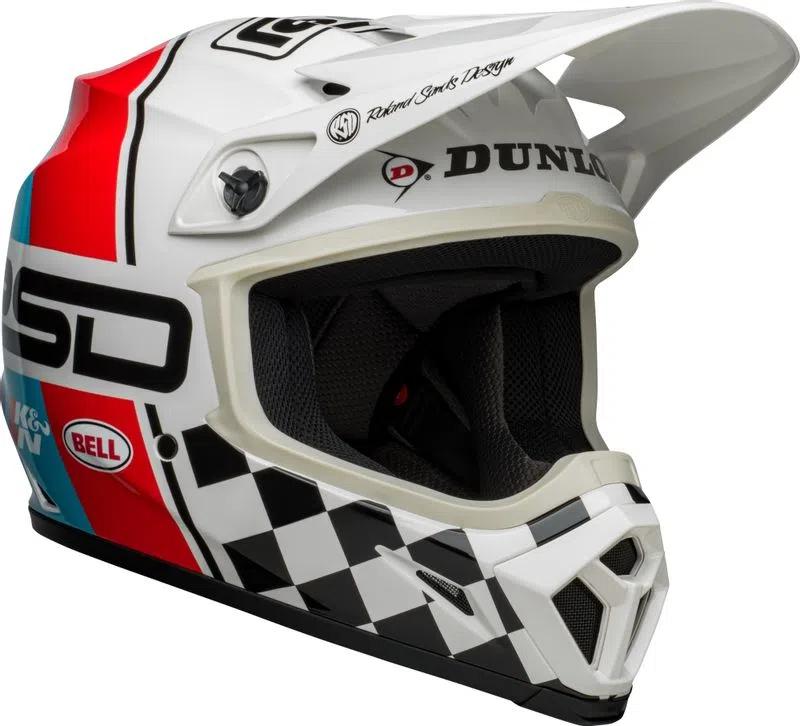 Miniatura Casco Moto Mx Mx-9 Mips - Color: Blanco