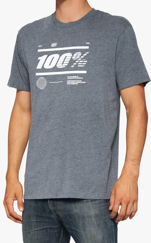 Polera Hombre Heather Manga Corta - Color: Gris
