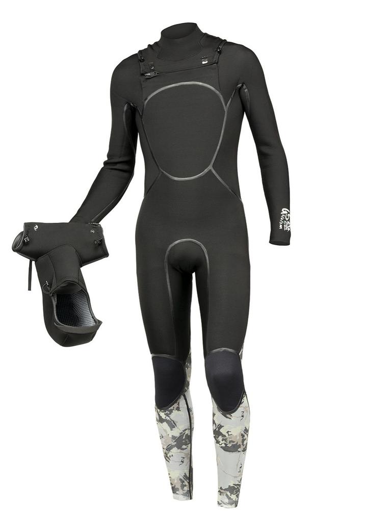 Miniatura Trajes de Agua G5 Hombre 5/4/3 Removable Hood  - Color: Negro